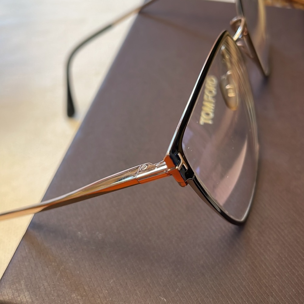 Tom Ford Woman’s Angular Metal Glasses - Picture 3 of 7